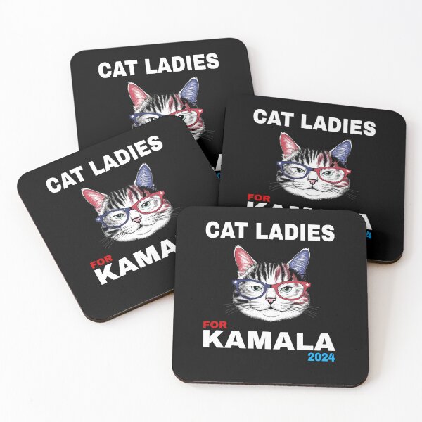 Item preview, Childless Cat Lady 2024 Kamala Harris designed and sold by TahfahTk.