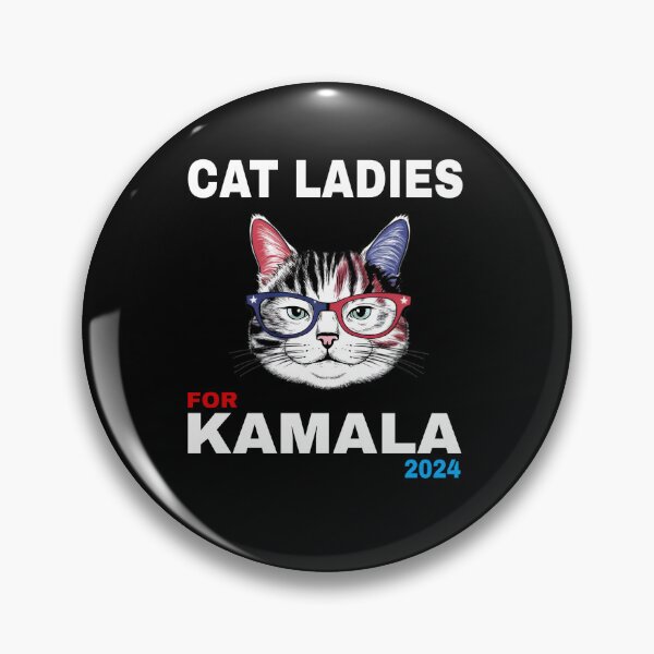 Item preview, Childless Cat Lady 2024 Kamala Harris designed and sold by TahfahTk.