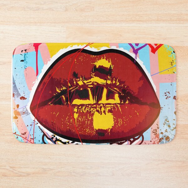 Item preview, Gilded Seduction. Woman's Lips Revealing Gold Teeth designed and sold by DonVivaldo.