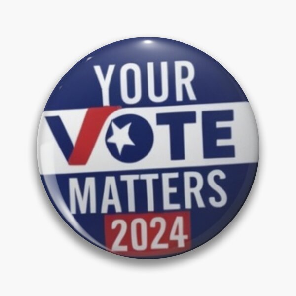 Item preview, Your Vote Matters 2024" Campaign Button Design designed and sold by merve02shop.