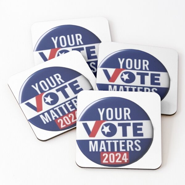 Item preview, Your Vote Matters 2024" Campaign Button Design designed and sold by merve02shop.