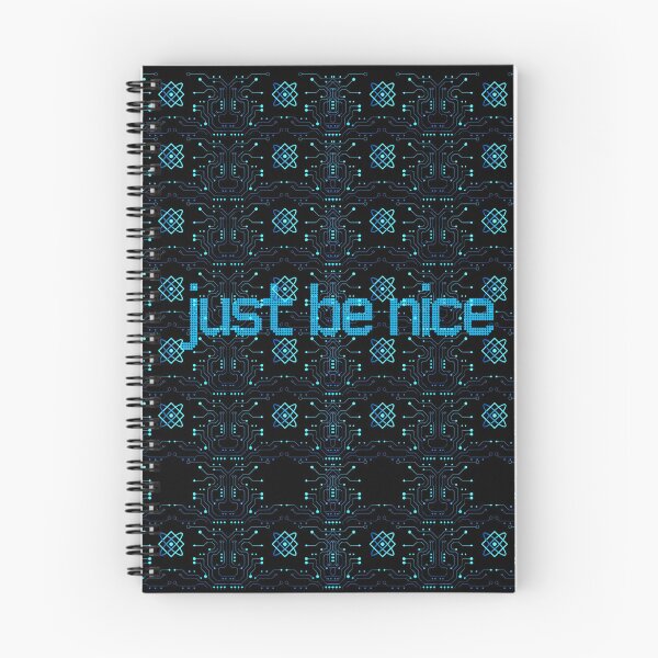 Item preview, Just Be Nice - Computer Patterned Image designed and sold by signshirtz.