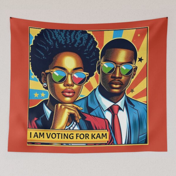 Item preview, I AM VOTING FOR KAM designed and sold by DesignsByPrnces.