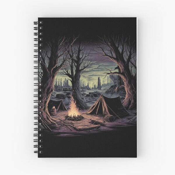 Item preview, Dystopian Camping Scene designed and sold by Blink Art Studio.