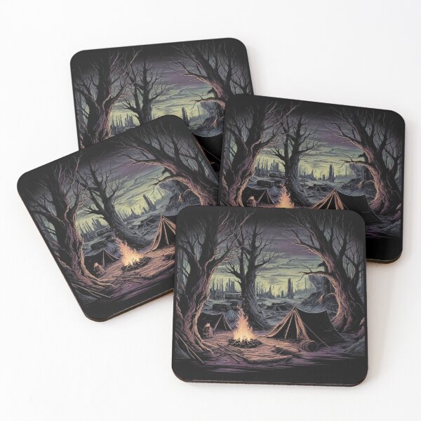 Item preview, Dystopian Camping Scene designed and sold by Blink Art Studio.