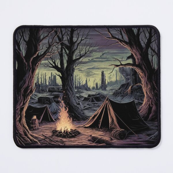 Item preview, Dystopian Camping Scene designed and sold by Blink Art Studio.