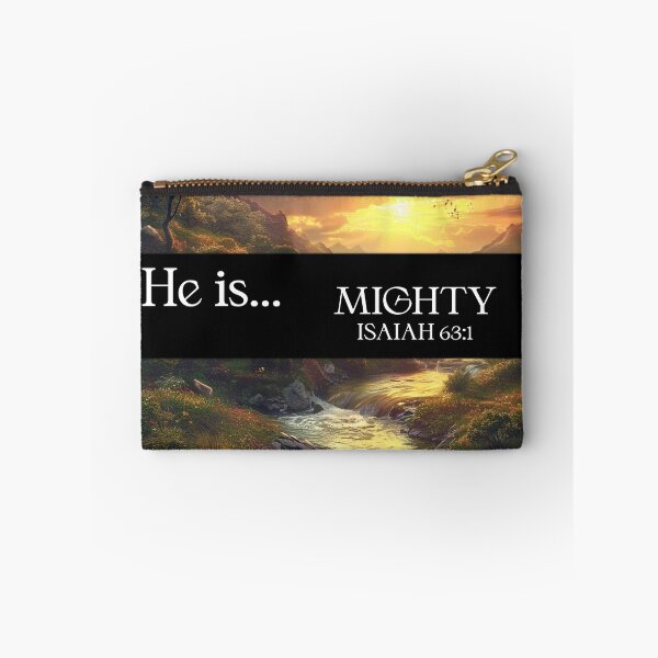 Item preview, He is... Mighty Isaiah 63:1 designed and sold by WideIsTheGate.