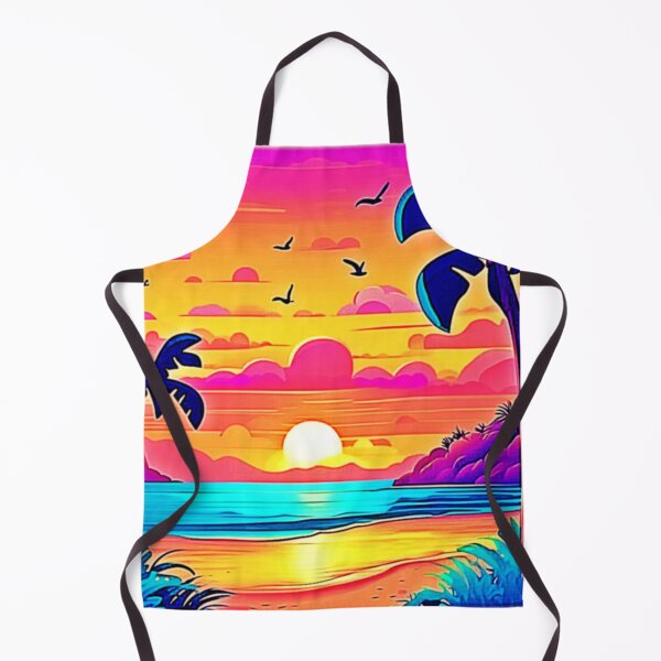 Item preview, Vibrant Tropical Sunset Art designed and sold by Health And Fitness Posts e-Store.