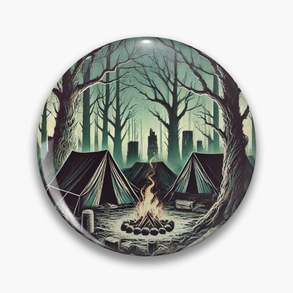 Item preview, Dystopian Camping Scene designed and sold by Blink Art Studio.