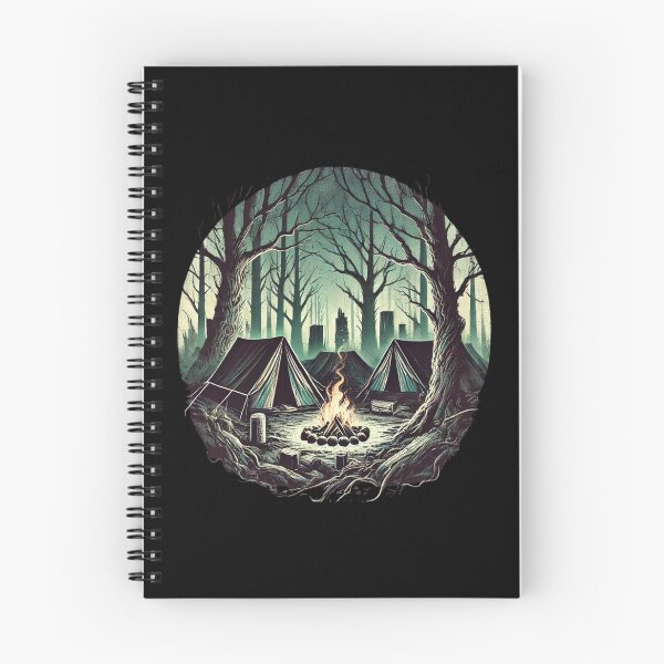 Item preview, Dystopian Camping Scene designed and sold by Blink Art Studio.
