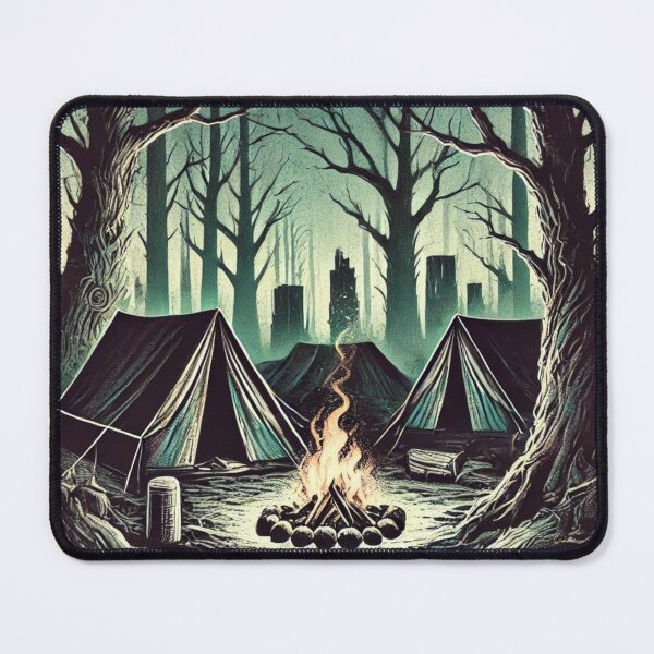 Item preview, Dystopian Camping Scene designed and sold by Blink Art Studio.