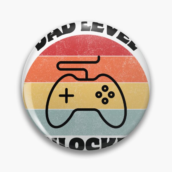 Item preview, Dad Level - Unlocked: The Ultimate Fatherhood Achievement designed and sold by Colorful-Garden.