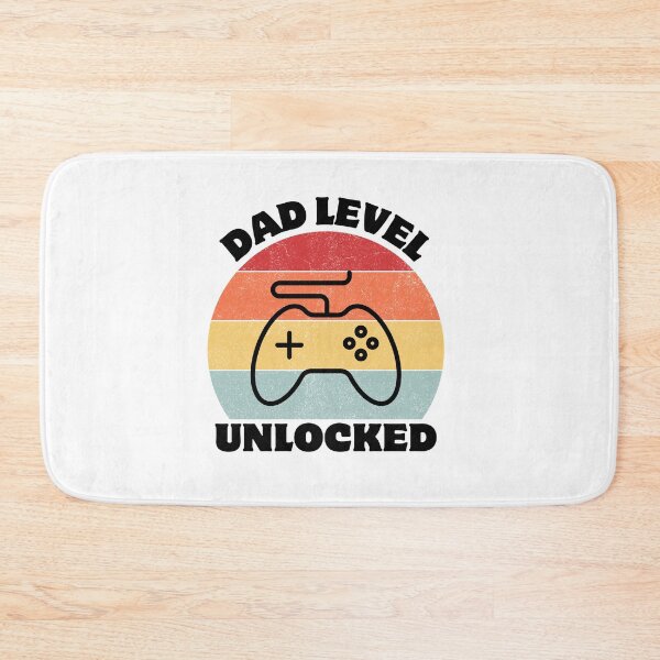 Item preview, Dad Level - Unlocked: The Ultimate Fatherhood Achievement designed and sold by Colorful-Garden.