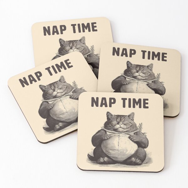 Item preview, Nap time fat kitty  designed and sold by La Loca.