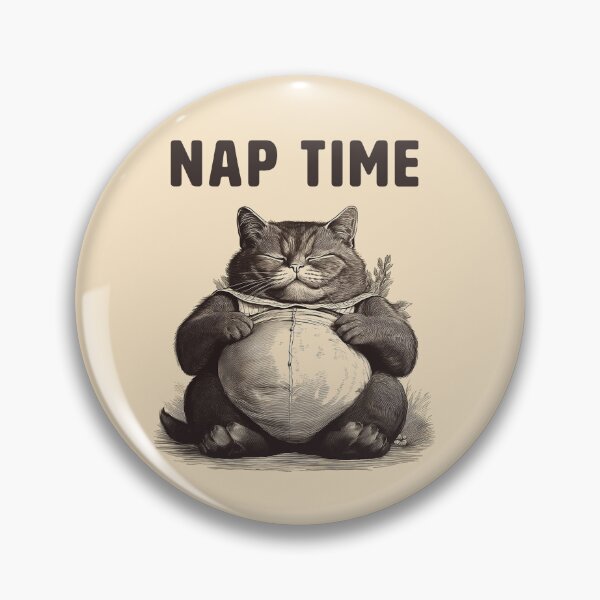 Item preview, Nap time fat kitty designed and sold by La Loca.