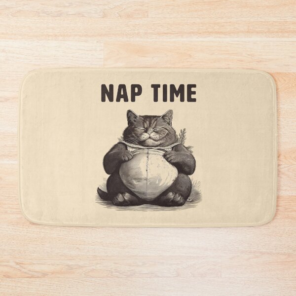 Item preview, Nap time fat kitty  designed and sold by La Loca.