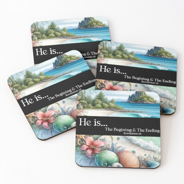 Item preview, He is...The begining & The ending Revelation 1:8 designed and sold by WideIsTheGate.