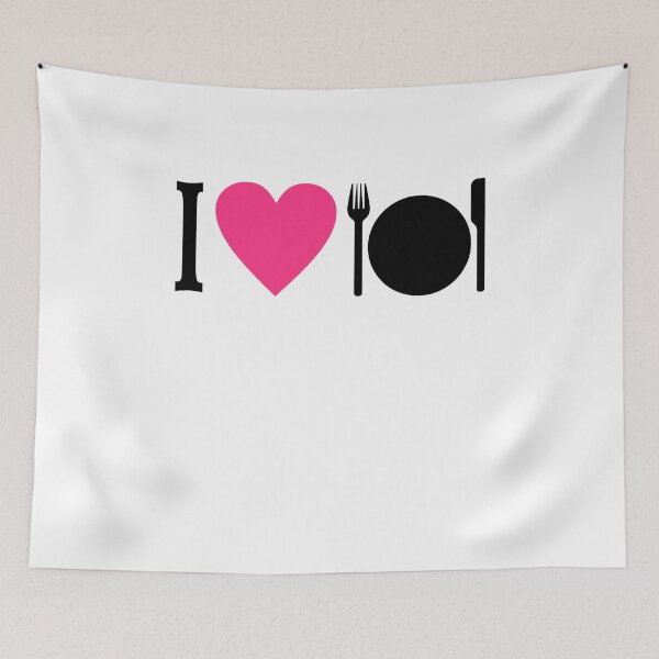 Item preview, I love food designed and sold by Vectorqueen.