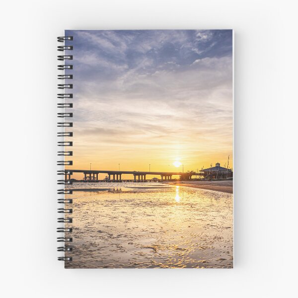 Item preview, Marea Baja Puesta De Sol Frente A La Playa De Ocean Springs designed and sold by Jonicool.