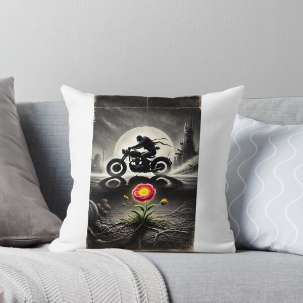 Item preview, Dystopian Biker and Colorful Flower designed and sold by Blink Art Studio.