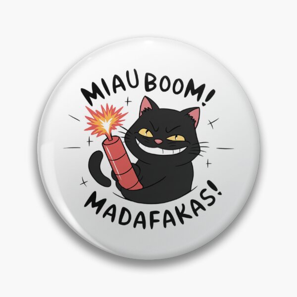 Item preview, CAT - MIAU BOOM MADAFAKAS designed and sold by 123ks.