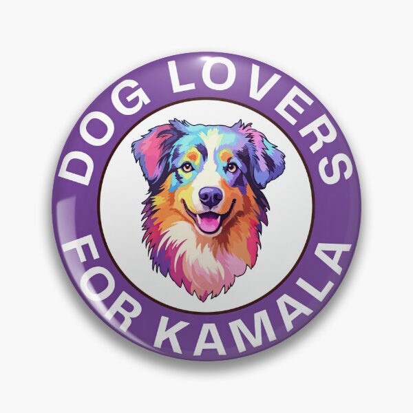 Item preview, Dog Lovers For Kamala Harris - Australian Shepherd designed and sold by sternapple.