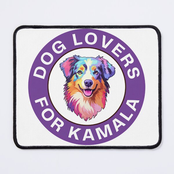 Item preview, Dog Lovers For Kamala Harris - Australian Shepherd designed and sold by sternapple.