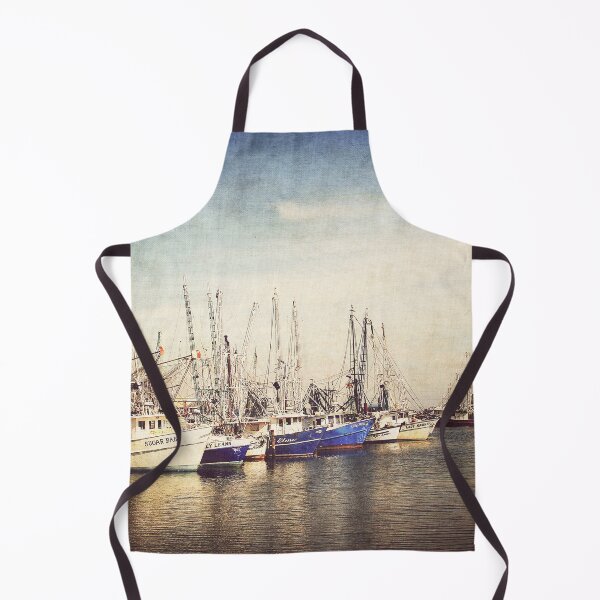 Item preview, Shrimp Boat Lineup at the Harbor designed and sold by Jonicool.