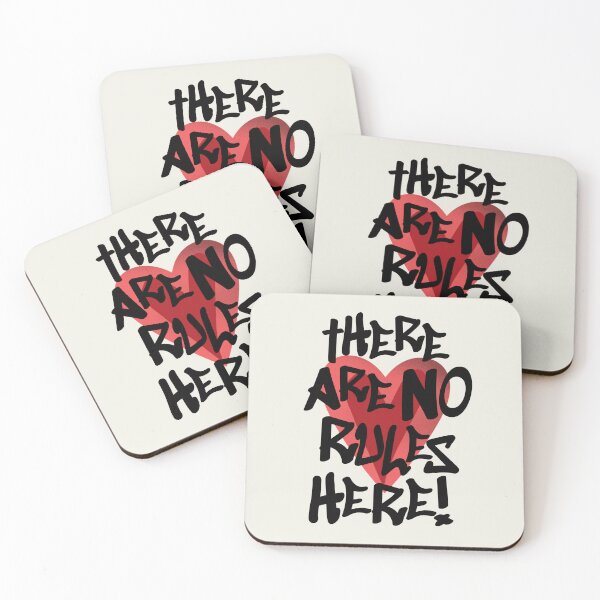 Item preview, No Rules - Red & Black designed and sold by Julia Santos.