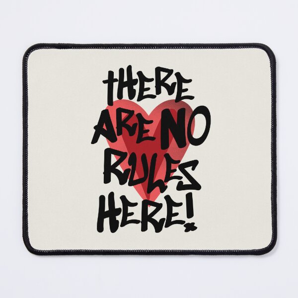 Item preview, No Rules - Red & Black designed and sold by Julia Santos.
