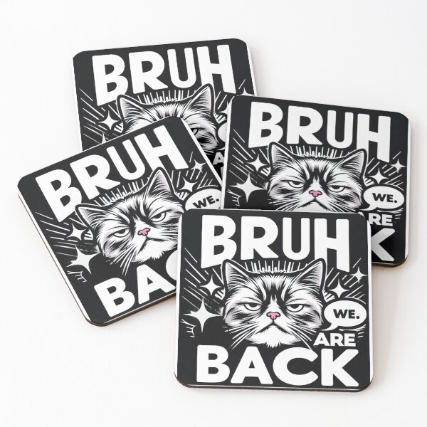 Item preview, Bruh, We are Back - Back to School- Cat lovers designed and sold by Furbabies Art.