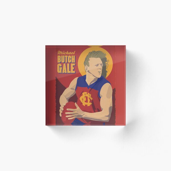 Michael 'Butch' Gale - Fitzroy Acrylic Block