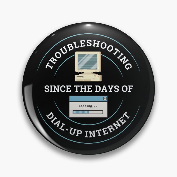 Item preview, Troubleshooting Since The Days Of Dial-up Internet Men & Women designed and sold by DesignByJMc.