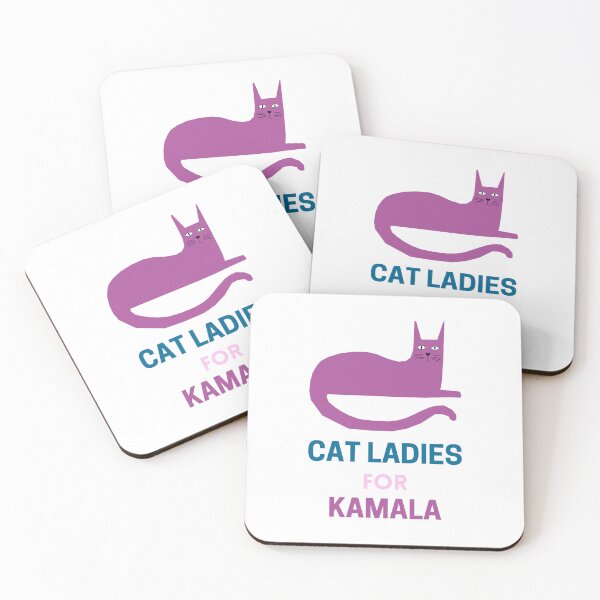 Aperçu de l'œuvre Dames chats pour Kamala créée et vendue par Bella Donna Digital.