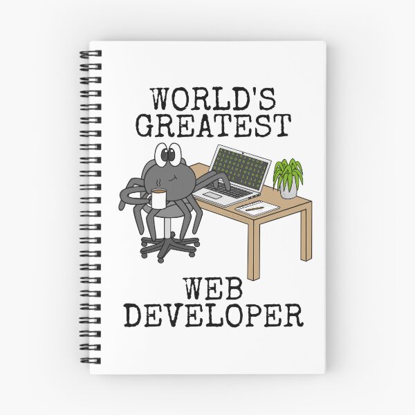 Item preview, World's Greatest Web Developer, Spider Funny designed and sold by doodlerob.