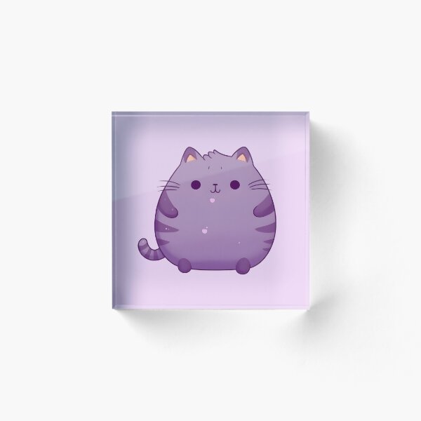 Artikelvorschau, Große lila Katze, lustige süße Katze entworfen und verkauft von binxlystudio.