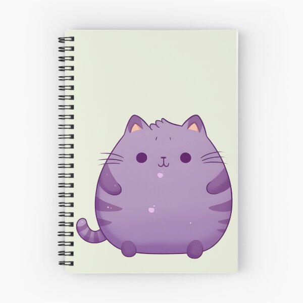 Artikelvorschau, Große lila Katze, lustige süße Katze entworfen und verkauft von binxlystudio.