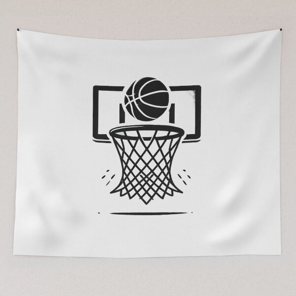 Item preview, Basketball Hoop and Scoring Ball designed and sold by Blink Art Studio.