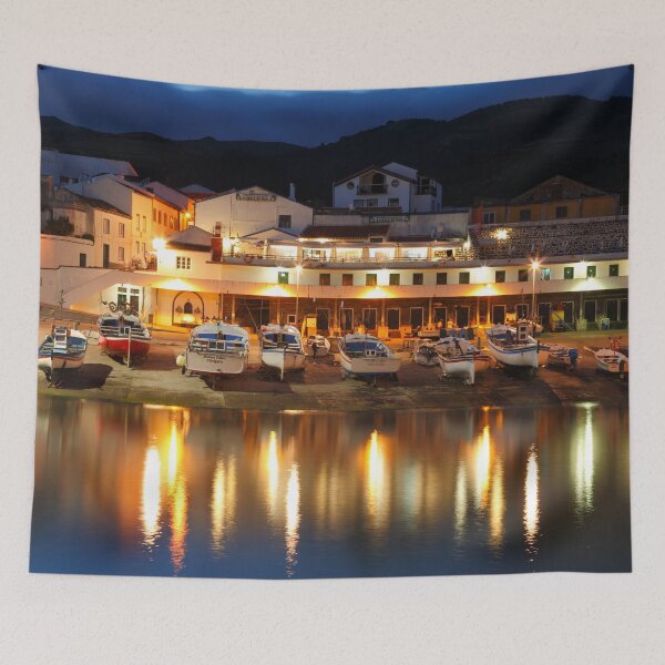 Item preview, Harbour at dusk designed and sold by Gaspar Avila.