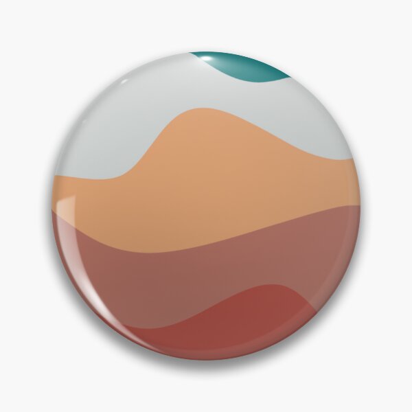 Item preview, Coral coloured wave pattern designed and sold by AmyJStickers.