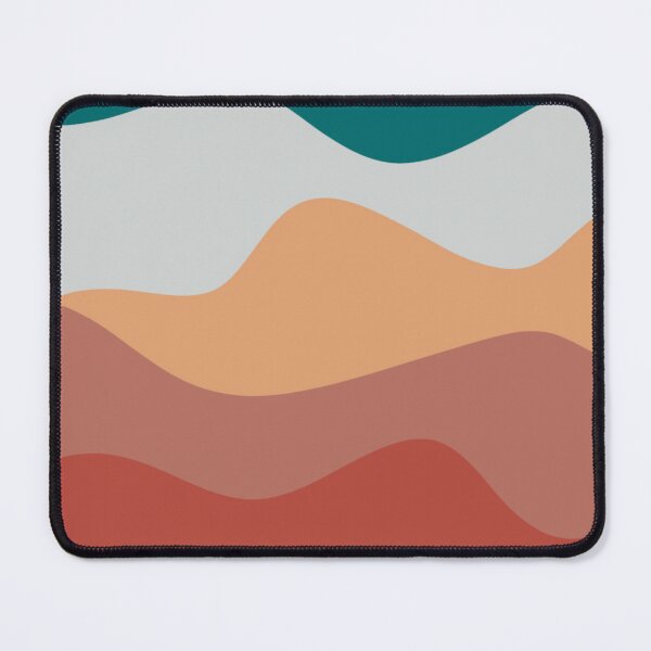 Item preview, Coral coloured wave pattern designed and sold by AmyJStickers.