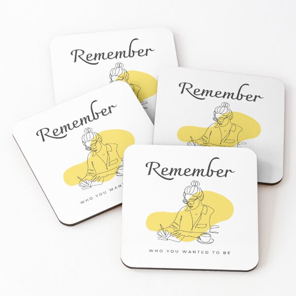 Item preview, Remember who you wanted to be - Black design designed and sold by MerytonGallery.