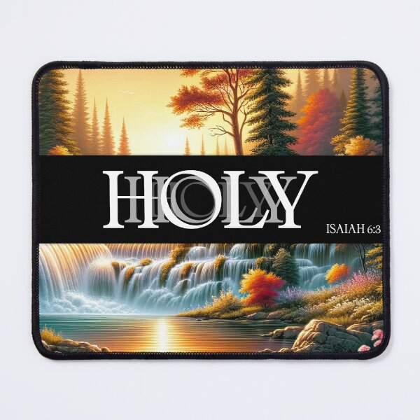 Item preview, HOLY Isaiah 6:3 designed and sold by WideIsTheGate.