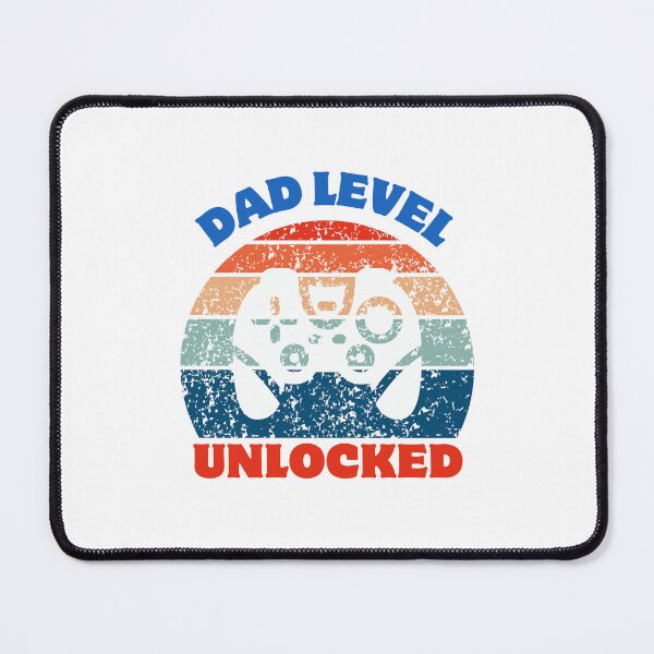 Item preview, Dad Level - Unlocked: The Ultimate Fatherhood Achievement designed and sold by Colorful-Garden.