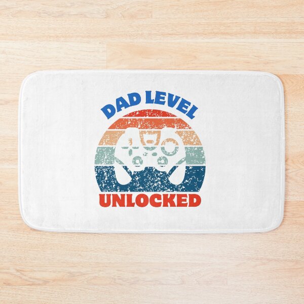 Item preview, Dad Level - Unlocked: The Ultimate Fatherhood Achievement designed and sold by Colorful-Garden.