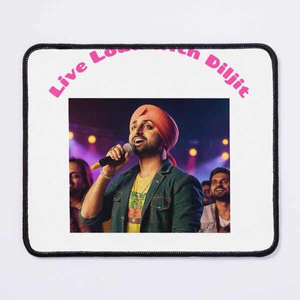 Item preview, Live Loud with Diljit designed and sold by PrintPopTees.