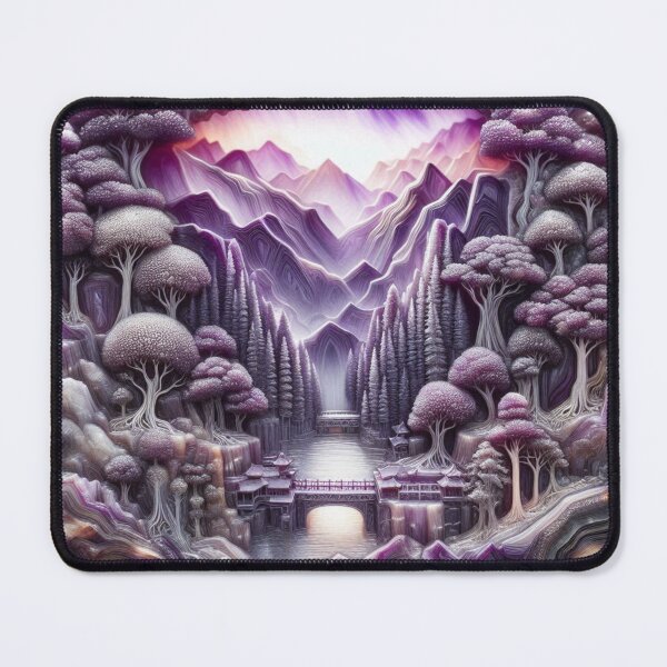 Item preview, Asian Purple Landscape designed and sold by DeeCeeFashion.
