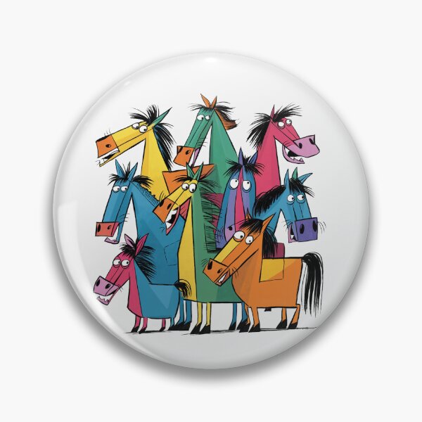 Item preview, Funny Cool Artsy Horse Print Abstract Art designed and sold by Nature's Fancy.