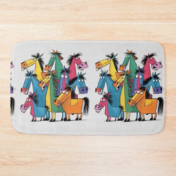 Item preview, Funny Cool Artsy Horse Print Abstract Art designed and sold by Nature's Fancy.