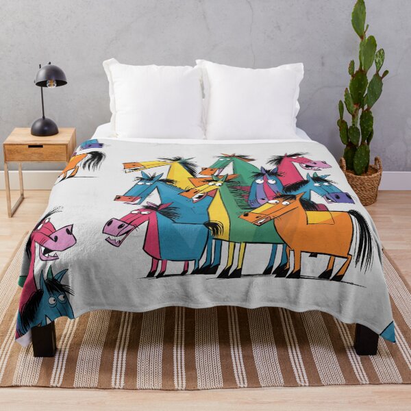Item preview, Funny Cool Artsy Horse Print Abstract Art designed and sold by Nature's Fancy.